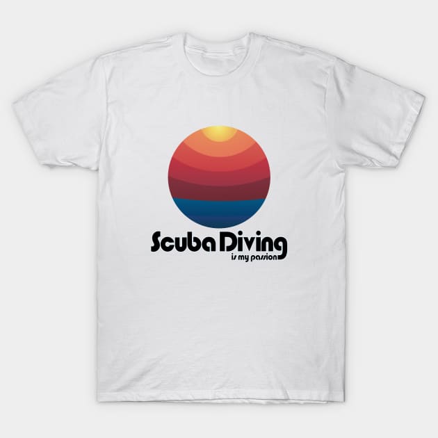 Scuba Diver diving snorkeling Snorkeling Ocean Wave Gift T-Shirt by MrTeee